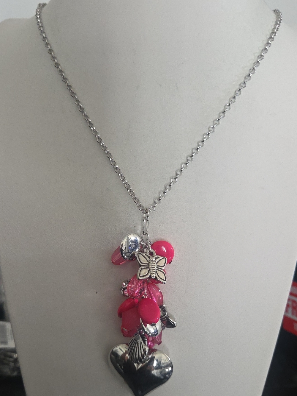 Paparazzi Beach Buzz Pink Necklace NWT